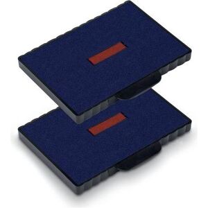 Trodat, Tampon encreur, 2 tampons encreurs de rechange 6/511/2 bleu/rouge 8,5 x 5,5 cm - Publicité Trodat, Tampon encreur, 2 tampons encreurs de rechange 6/511/2 bleu/rouge 8,5 x 5,5 cm - Publicité