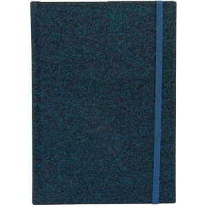 Idena, Cahier + bloc-notes, Carnet de notes Glitter bleu nuit à carreaux FSC-Mix (14 x 20 cm, Quadrillé, Couverture rigide) - Publicité Idena, Cahier + bloc-notes, Carnet de notes Glitter bleu nuit à carreaux FSC-Mix (14 x 20 cm, Quadrillé, Couverture rigide) - Publicité