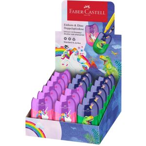 Faber-Castell, Taille-crayons, Spitzer Doppelspitzdose Dino/Einhorn - Publicité Faber-Castell, Taille-crayons, Spitzer Doppelspitzdose Dino/Einhorn - Publicité