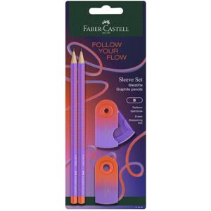 Faber-Castell, Crayon à papier + critérium, Flow Edition Grip Punchy Melon (B, 2x) - Publicité Faber-Castell, Crayon à papier + critérium, Flow Edition Grip Punchy Melon (B, 2x) - Publicité
