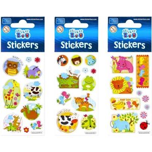 Sticker Boo, Autocollants, Autocollant BOO Autocollant argent Animaux Mix - Publicité Sticker Boo, Autocollants, Autocollant BOO Autocollant argent Animaux Mix - Publicité