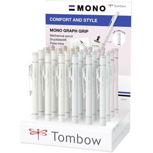 Tombow, Crayon à papier + critérium, Monograph Grip, Display (0.50 mm, 24x) - Publicité Tombow, Crayon à papier + critérium, Monograph Grip, Display (0.50 mm, 24x) - Publicité