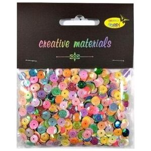 Craft with Fun Schillernde Pailletten, 6 mm, 20 g - Publicité Craft with Fun Schillernde Pailletten, 6 mm, 20 g - Publicité