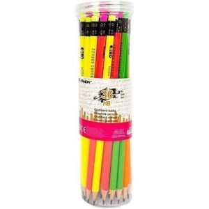 Andy, Crayon à papier + critérium, Neon HB Graphitstift mit Radiergummi (36 Stück) (2.20 mm, HB, 36x) - Publicité Andy, Crayon à papier + critérium, Neon HB Graphitstift mit Radiergummi (36 Stück) (2.20 mm, HB, 36x) - Publicité