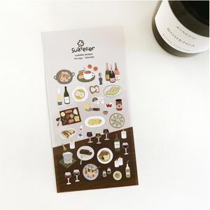 Mark'S, Autocollants, Daily Deco Sticker WINE BAR (10 Autocollants) - Publicité Mark'S, Autocollants, Daily Deco Sticker WINE BAR (10 Autocollants) - Publicité