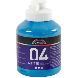 Creativ Company, Peinture loisirs créatifs, Peinture acrylique pailletée pour enfants - bleu, 500 ml (500 ml) - Publicité Creativ Company, Peinture loisirs créatifs, Peinture acrylique pailletée pour enfants - bleu, 500 ml (500 ml) - Publicité