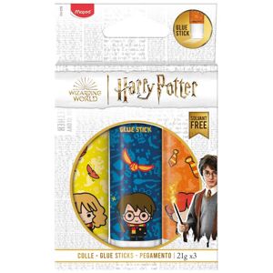 Maped, Bâton de colle, Bâton de colle HARRY POTTER Blister 3pcs - Publicité Maped, Bâton de colle, Bâton de colle HARRY POTTER Blister 3pcs - Publicité