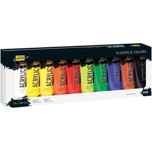 Kreul, Peinture loisirs créatifs, Acrylic Set de 10 pièces (100 ml) - Publicité Kreul, Peinture loisirs créatifs, Acrylic Set de 10 pièces (100 ml) - Publicité