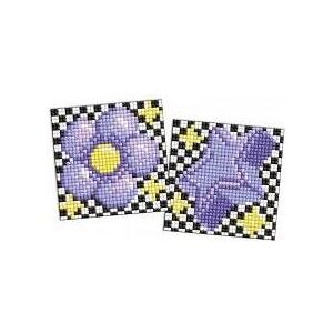 Ideyka Diamantmosaik für Kinder – Lila Blume und Stern - Publicité Ideyka Diamantmosaik für Kinder – Lila Blume und Stern - Publicité