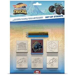 Multiprint, Tampon encreur, Hot Wheels - Stempel 5 Stk - Publicité Multiprint, Tampon encreur, Hot Wheels - Stempel 5 Stk - Publicité