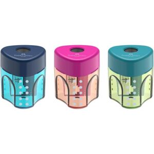Faber-Castell, Taille-crayons, Auto Grip Mini-Spitzer, gemischte Farben - Publicité Faber-Castell, Taille-crayons, Auto Grip Mini-Spitzer, gemischte Farben - Publicité