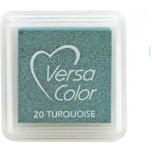 Tsukineko, Tampon encreur, Tampon encreur VersaColor 3x3cm turquoise - Publicité Tsukineko, Tampon encreur, Tampon encreur VersaColor 3x3cm turquoise - Publicité