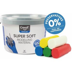 Creall Supersoft Klei 5 kleuren, 1750gr. Publicité Creall Supersoft Klei 5 kleuren, 1750gr. Publicité