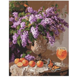 Ideyka Diamond Painting - Flieder mit Rahmen 40 x 50 cm - Publicité Ideyka Diamond Painting - Flieder mit Rahmen 40 x 50 cm - Publicité