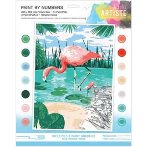 DP Craft Malen nach Zahlen - Tropischer Flamingo - Publicité DP Craft Malen nach Zahlen - Tropischer Flamingo - Publicité