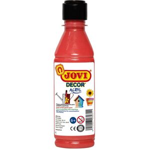 Jovi, Peinture loisirs créatifs, Peinture acrylique Jovidecor vermillon Flacon de 250ml (250 ml) - Publicité Jovi, Peinture loisirs créatifs, Peinture acrylique Jovidecor vermillon Flacon de 250ml (250 ml) - Publicité