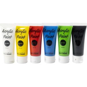 Creativ Company A-Color Peinture Acrylique - Brillante - 6 x 20 ml - Publicité Creativ Company A-Color Peinture Acrylique - Brillante - 6 x 20 ml - Publicité