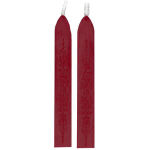 Tampon encreur, Siegelwachs Rot 9,5 cm mit Docht, 2er Pack - Publicité Tampon encreur, Siegelwachs Rot 9,5 cm mit Docht, 2er Pack - Publicité