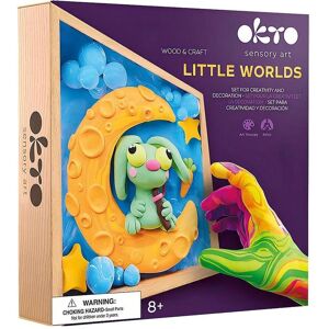Okto, Modelage, Kleine Welt 3D 'Hase im Mond' im Holzkasten - Publicité Okto, Modelage, Kleine Welt 3D 'Hase im Mond' im Holzkasten - Publicité