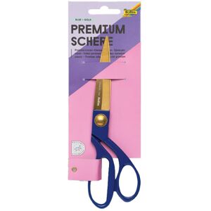 Folia, Ciseaux, Premiumschere gold/blau, ca. 20,1 cm lang (20.10 cm) - Publicité Folia, Ciseaux, Premiumschere gold/blau, ca. 20,1 cm lang (20.10 cm) - Publicité