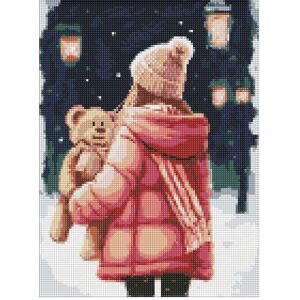 Ideyka Diamant Mosaik – Auf einem Winterspaziergang mit holografischen Strasssteinen (AB) - Publicité Ideyka Diamant Mosaik – Auf einem Winterspaziergang mit holografischen Strasssteinen (AB) - Publicité