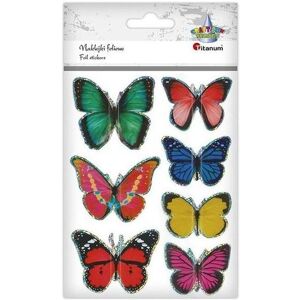 Titanum, Autocollants, 3D Schmetterling Folienaufkleber, Mix, 7 Stk. (7 Autocollants) - Publicité Titanum, Autocollants, 3D Schmetterling Folienaufkleber, Mix, 7 Stk. (7 Autocollants) - Publicité