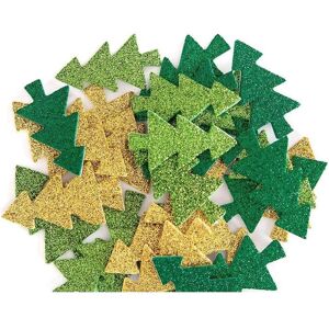 DP Craft, Autocollants, Glitzernde Weihnachtsbaum-Schaumstoffaufkleber, 30 Stück (30 Autocollants) - Publicité DP Craft, Autocollants, Glitzernde Weihnachtsbaum-Schaumstoffaufkleber, 30 Stück (30 Autocollants) - Publicité