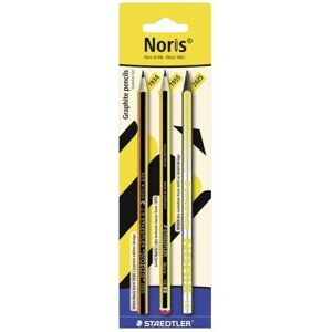 Staedtler Crayon à papier + critérium, Noris 120 61 BK3 Crayon 3 pces (3x) - Publicité Staedtler Crayon à papier + critérium, Noris 120 61 BK3 Crayon 3 pces (3x) - Publicité