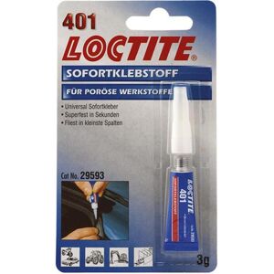 Loctite, Colle, 401 (3 g, 30 ml) - Publicité Loctite, Colle, 401 (3 g, 30 ml) - Publicité