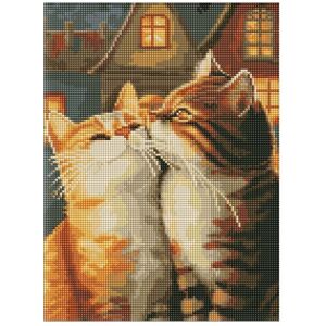 Ideyka Diamond Painting - Verliebte Katzen mit Rahmen 30 x 40 cm - Publicité Ideyka Diamond Painting - Verliebte Katzen mit Rahmen 30 x 40 cm - Publicité
