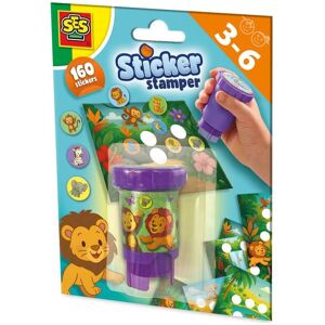 Ses, Autocollants, Sticker stamper - Dschungeltiere - Publicité Ses, Autocollants, Sticker stamper - Dschungeltiere - Publicité