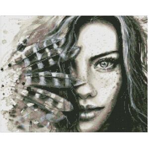 Ideyka Diamond Painting - Look expressif avec cadre 40 x 50 cm - Publicité Ideyka Diamond Painting - Look expressif avec cadre 40 x 50 cm - Publicité