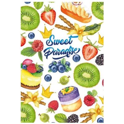 Fresh, Cahier + bloc-notes, Dekoratives Notizbuch 143x210/80K Raster Obst (A5, Pointillés) - Publicité Fresh, Cahier + bloc-notes, Dekoratives Notizbuch 143x210/80K Raster Obst (A5, Pointillés) - Publicité