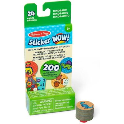 Spin Master, Autocollants, Autocollant WOW! Mini bloc d'activités avec recharge (200 Autocollants) - Publicité Spin Master, Autocollants, Autocollant WOW! Mini bloc d'activités avec recharge (200 Autocollants) - Publicité