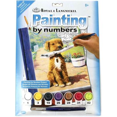 Magni Peinture par numéros Junior : Le livreur de journaux - Publicité Magni Peinture par numéros Junior : Le livreur de journaux - Publicité