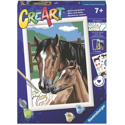 Ravensburger CreArt Foaling Around - Publicité Ravensburger CreArt Foaling Around - Publicité