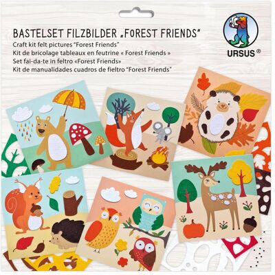 Ursus Kit de bricolage images en feutre Forest Friends - Publicité Ursus Kit de bricolage images en feutre Forest Friends - Publicité
