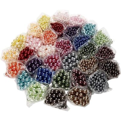 Perles de cire CC Hobby - assortiment 1,5-2 mm - 32x20g - Sans boîte - Publicité Perles de cire CC Hobby - assortiment 1,5-2 mm - 32x20g - Sans boîte - Publicité