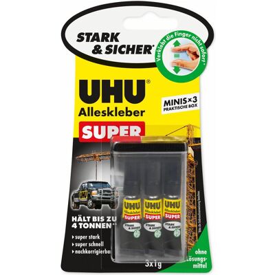 UHU, Colle, UH44305 Gel (29 g, 3 ml) - Publicité UHU, Colle, UH44305 Gel (29 g, 3 ml) - Publicité