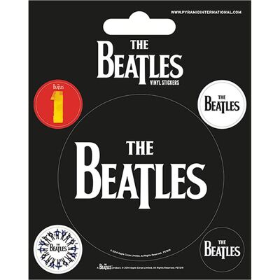 Pyramid Autocollants, Beatles (Les) : Noir (Jeu d'autocollants 12,5X10) (12 Autocollants) - Publicité Pyramid Autocollants, Beatles (Les) : Noir (Jeu d'autocollants 12,5X10) (12 Autocollants) - Publicité