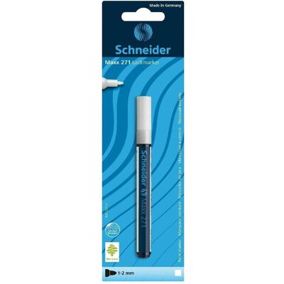 Magni, Marqueur, Marqueur peinture Maxx 271 1-2mm blanc blister (1x) - Publicité Magni, Marqueur, Marqueur peinture Maxx 271 1-2mm blanc blister (1x) - Publicité