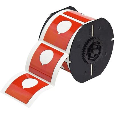 Brady, Rouleau d’étiquettes, B30EP-170-593-RD, EPREP (nouveau), polyester, rouge, brillant, 60.96 x 60.96 mm, avec trou (30.48 m (82.55 mm) - Publicité Brady, Rouleau d’étiquettes, B30EP-170-593-RD, EPREP (nouveau), polyester, rouge, brillant, 60.96 x 60.96 mm, avec trou (30.48 m (82.55 mm) - Publicité