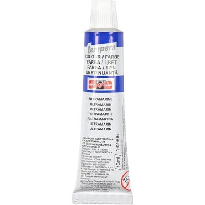 Koh-i-Noor, Peinture loisirs créatifs, Temperafarbe 16 ml / Tube - Ultramarine Blue (16 ml) - Publicité Koh-i-Noor, Peinture loisirs créatifs, Temperafarbe 16 ml / Tube - Ultramarine Blue (16 ml) - Publicité