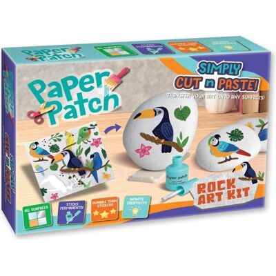 Stigo Bike Papierflicken-Decoupage-Set – Steine - Publicité Stigo Bike Papierflicken-Decoupage-Set – Steine - Publicité