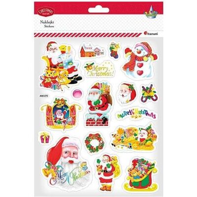 Teka, Autocollants, Konvexe Weihnachtsaufkleber 17 Stk (17 Autocollants) - Publicité Teka, Autocollants, Konvexe Weihnachtsaufkleber 17 Stk (17 Autocollants) - Publicité