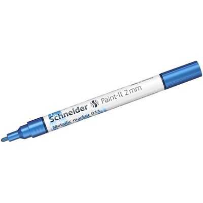 Schneider, Marqueur, Marqueur métallique Paint-It 2 mm bleu (1x) - Publicité Schneider, Marqueur, Marqueur métallique Paint-It 2 mm bleu (1x) - Publicité