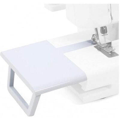 Table d'extension blanche Brother 43x32x4cm - Surjeteuse M343D & 2104D - Publicité Table d'extension blanche Brother 43x32x4cm - Surjeteuse M343D & 2104D - Publicité