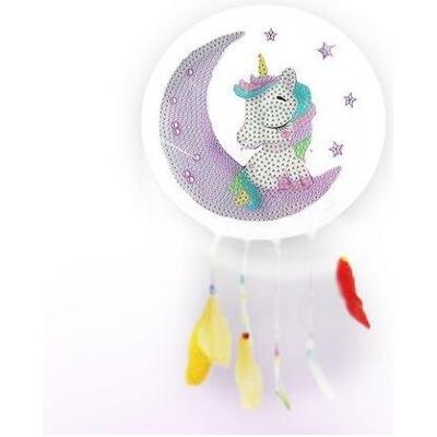 Pracht Diamond Painting Traumfänger Einhorn mit Mond - Publicité Pracht Diamond Painting Traumfänger Einhorn mit Mond - Publicité