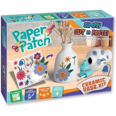 Stigo Bike Paper Patch Decoupage-Set – Keramikvase - Publicité Stigo Bike Paper Patch Decoupage-Set – Keramikvase - Publicité