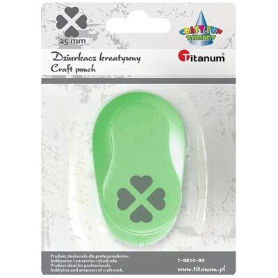 Titanum, Perforatrice, Locher mit Herzmotiv 25mm - Publicité Titanum, Perforatrice, Locher mit Herzmotiv 25mm - Publicité